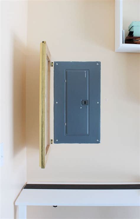 electrical box covers decorative|Breaker Box Decorative Cover with Shelf and Hooks, Decorative .